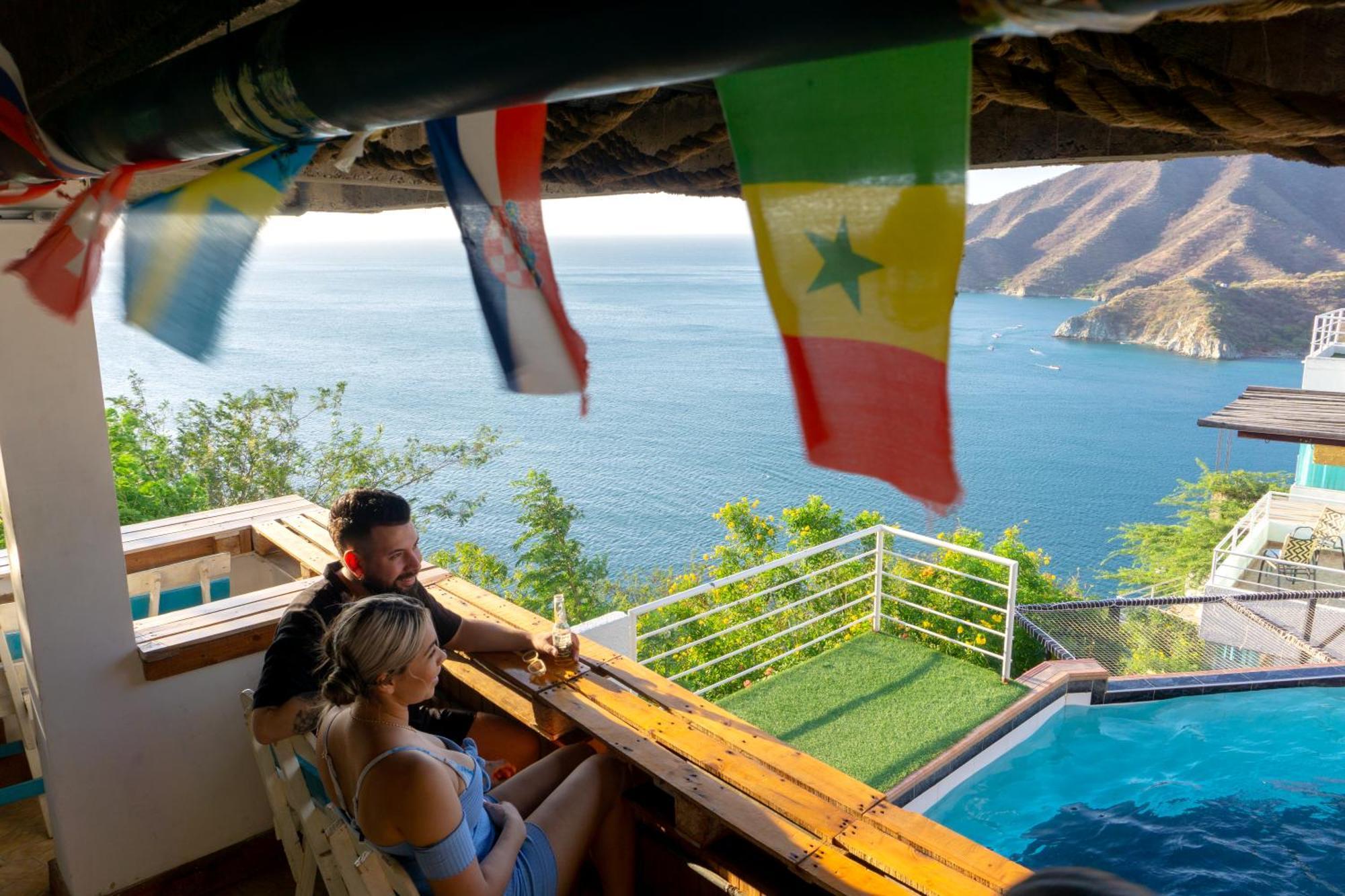 Casa Babel Taganga Otel Santa Marta Dış mekan fotoğraf
