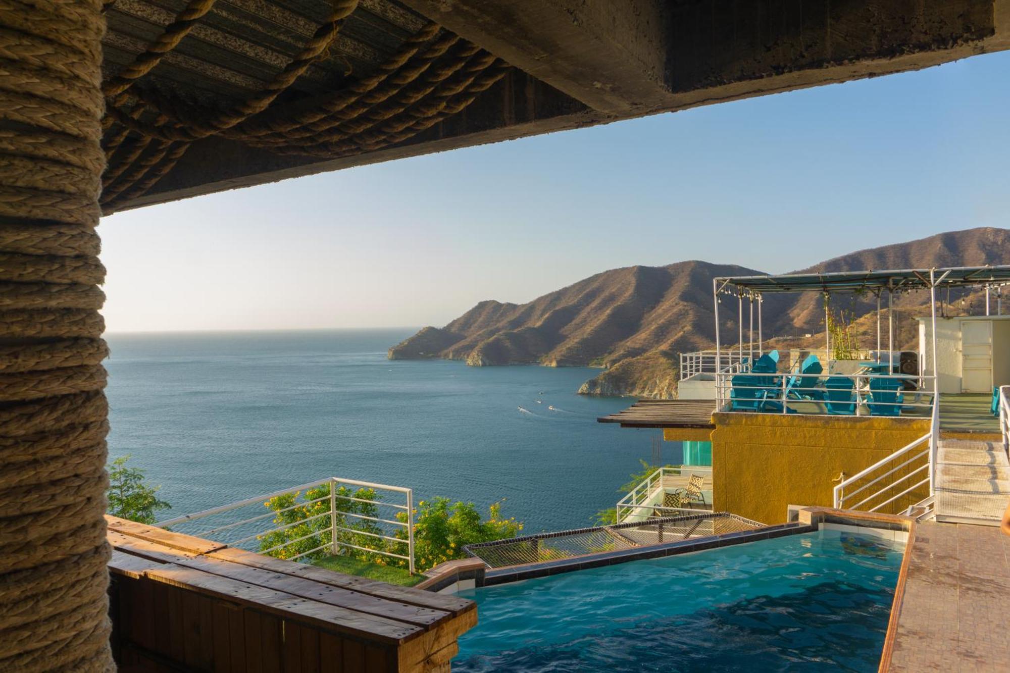 Casa Babel Taganga Otel Santa Marta Dış mekan fotoğraf