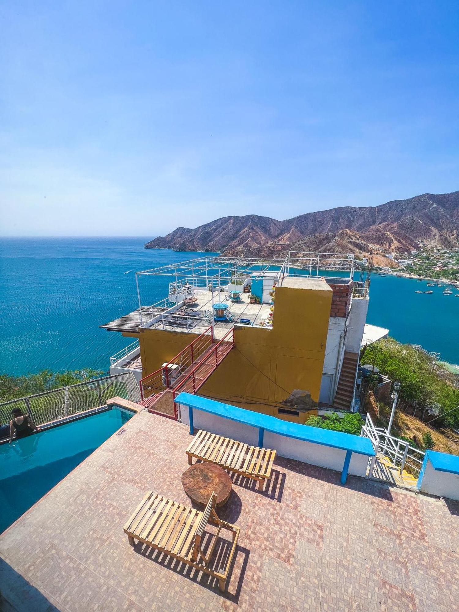 Casa Babel Taganga Otel Santa Marta Dış mekan fotoğraf