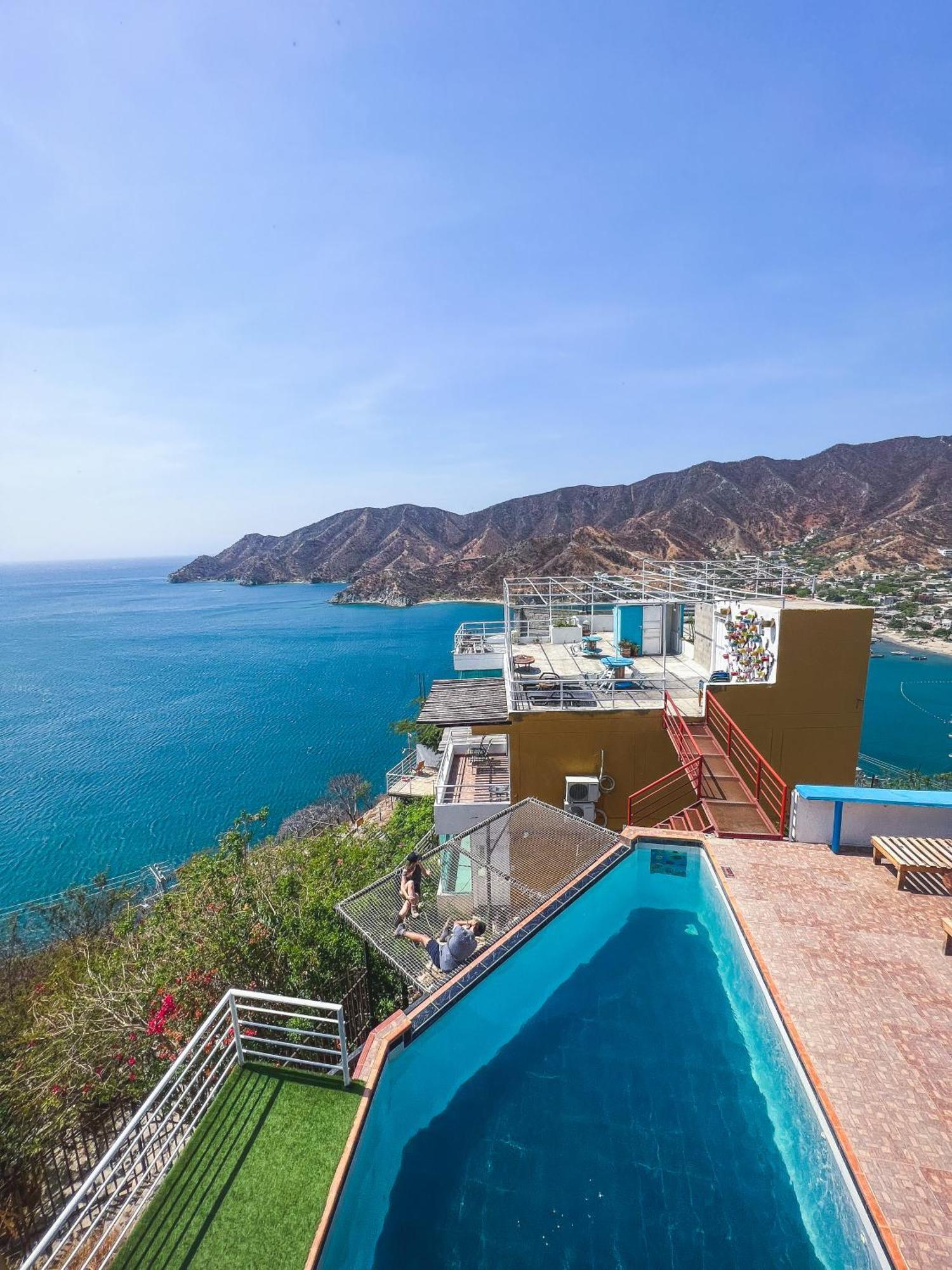 Casa Babel Taganga Otel Santa Marta Dış mekan fotoğraf